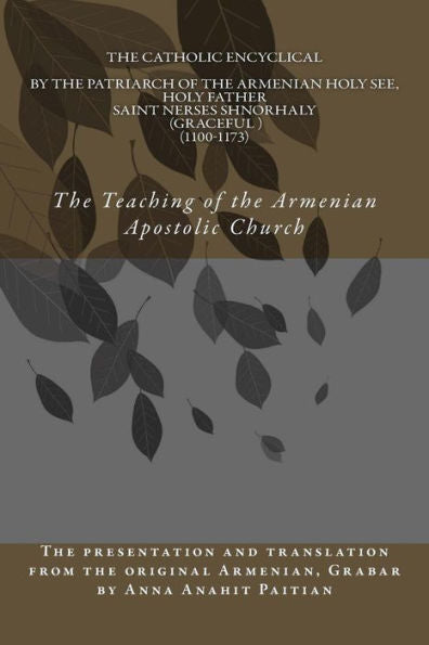 The Teaching Of The Armenian Apostolic Church