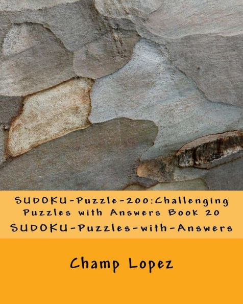 Sudoku-Puzzle-200:Challenging Puzzles With Answers Book 20: Sudoku-Puzzles-With-Answers
