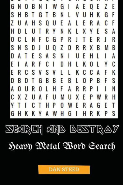 Search And Destroy Word Search: Heavy Metal Word Search