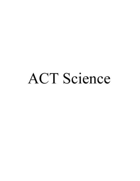 Act Science