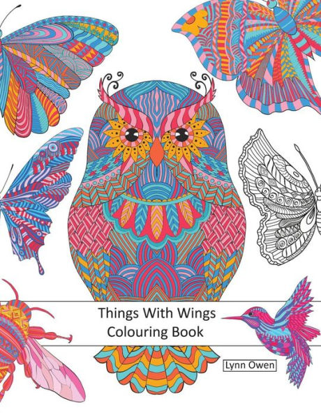 Things With Wings Colouring Book