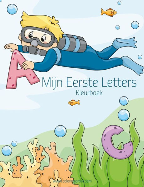 Mijn Eerste Letters Kleurboek 1 (Dutch Edition)