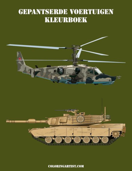 Gepantserde Voertuigen Kleurboek 2 (Dutch Edition)
