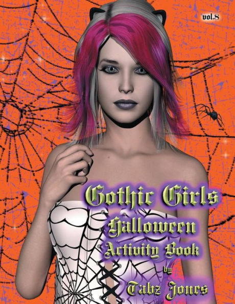 Gothic Girls Halloween Activity Book (Volume 8)