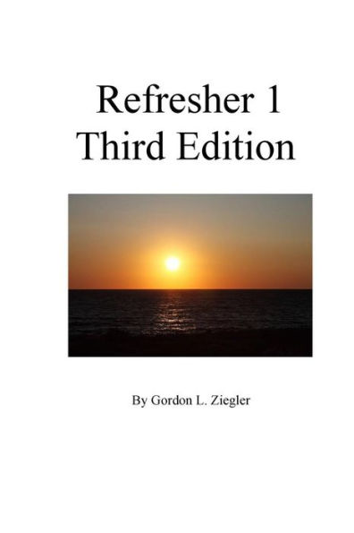 Refresher 1