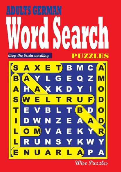 Adults German Word Search Puzzles (Volume 1) (German Edition)