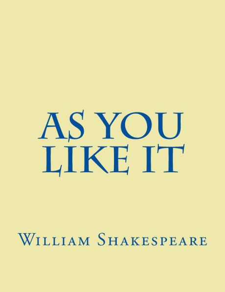 As You Like It - 9781537473932