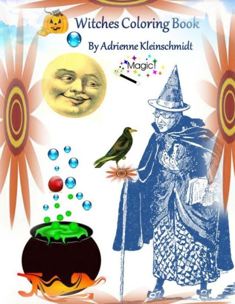Witches Coloring Book