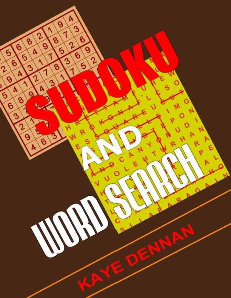 Sudoku And Word Search: 2 Books In 1