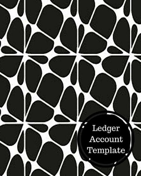 Ledger Account Template: 4 Column Columnar