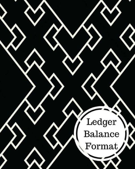 Ledger Balance Format: 4 Column Columnar