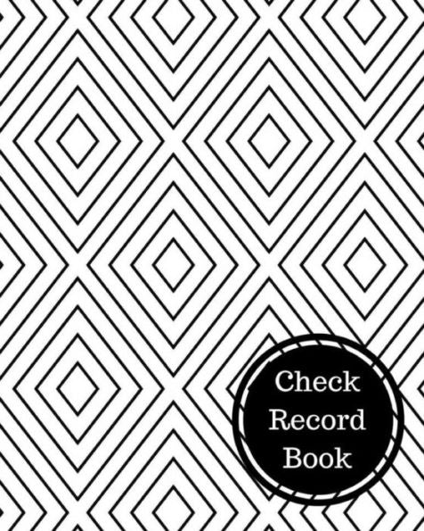 Check Record Book: Bank Deposit Book