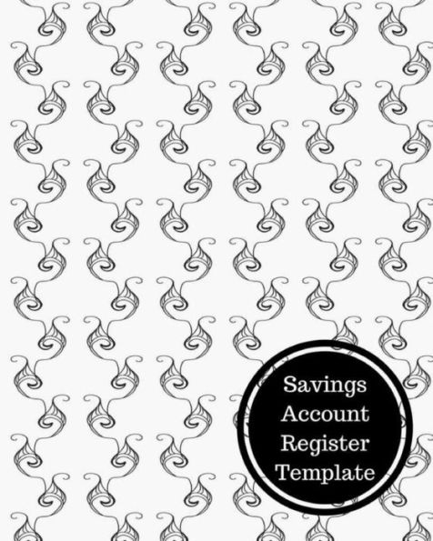 Savings Account Register Template: Bank Transaction Register