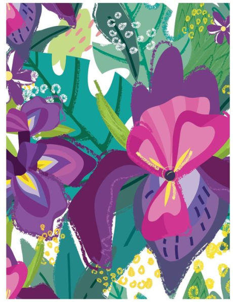 Iris Themed Notebook/Journal