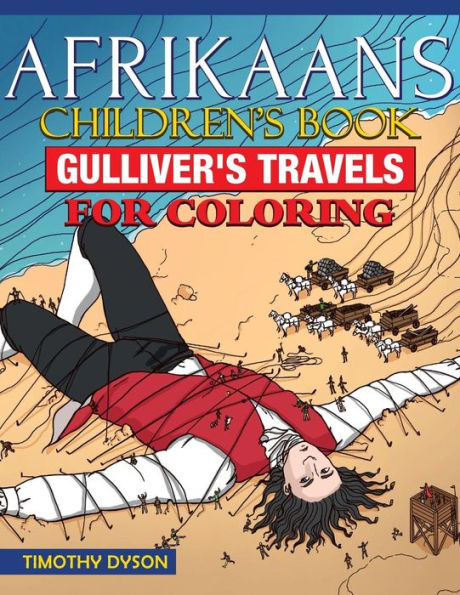 Afrikaans Children's Book: Gulliver's Travels For Coloring