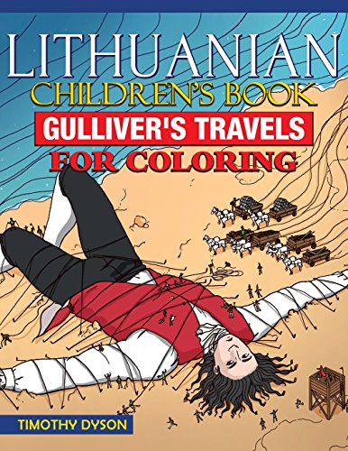 Lithuanian Children's Book: Gulliver's Travels For Coloring
