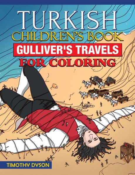 Turkish Children's Book: Gulliver's Travels For Coloring