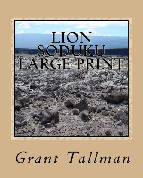 Lion Soduku Large Print