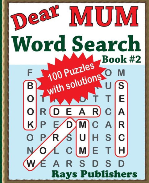 Dear Mum Word Search Book - 9781539679769