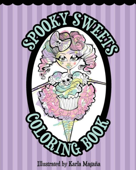 Spooky Sweets Coloring Book