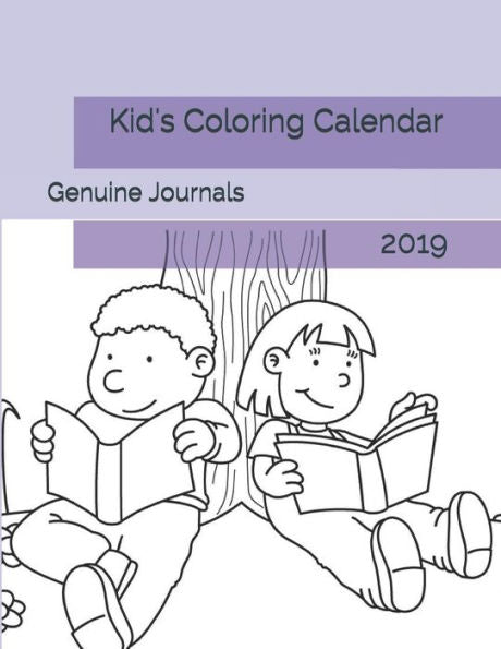 Kid's Coloring Calendar