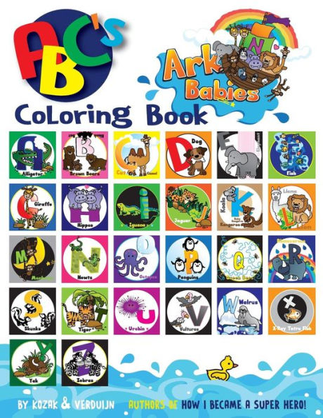 Ark Babies Abc's Coloring Book