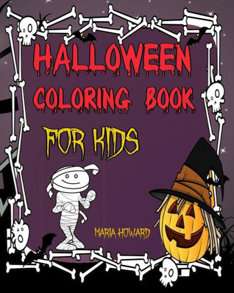 Halloween Coloring Book For Kids - 9781539831617