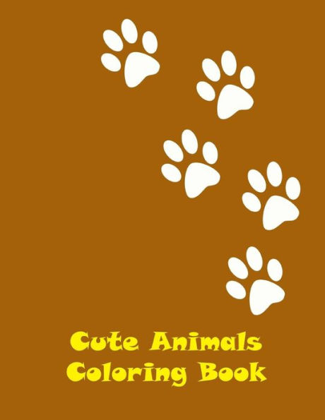 Cute Animals Coloring Book