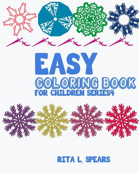 Easy Coloring Book For Children Series4 (Learning And Creative By Coloring Book)