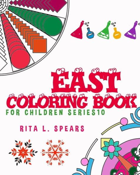 Easy Coloring Book For Children Series10: Play Learn And Relax (Learning And Creative By Coloring Book)