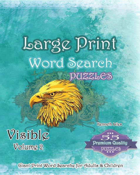 Large Print Word Search Puzzles Visible Volume 2: Puzzles & Games