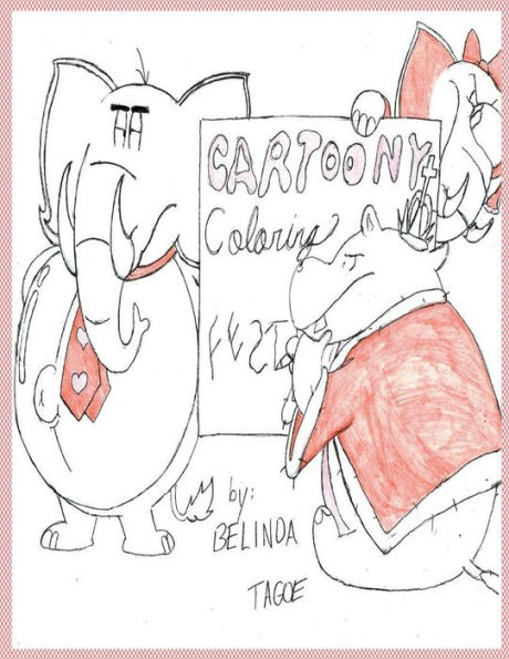 Cartoony Coloring Fest: Sit Back, Relax, And Color!