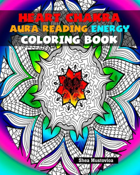 Heart Chakra Aura Reading Energy Coloring Book