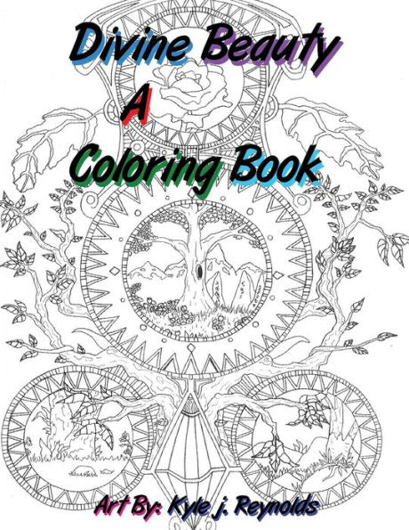 Divine Beauty: Adult Coloring Book