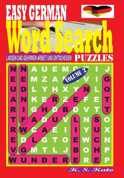Easy German Word Search Puzzles. Vol. 2 (German Edition)