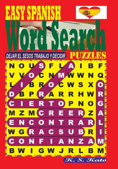 Easy Spanish Word Search Puzzles (Spanish Edition)