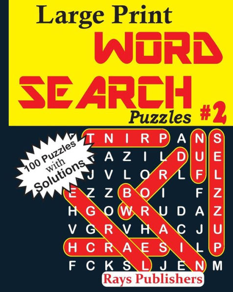Large Print Word Search Puzzles 2 - 9781542700078