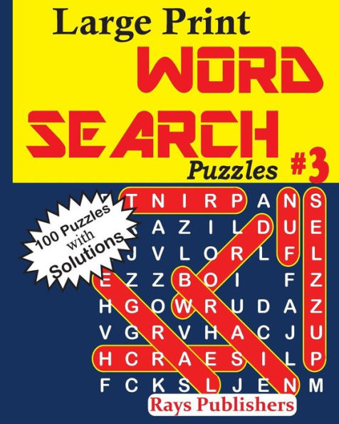Large Print Word Search Puzzles 3 - 9781542700214