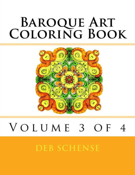 Baroque Art Coloring Book Volume 3 Of 4