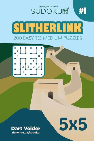Sudoku Slitherlink - 200 Easy To Medium Puzzles 5X5 (Volume 1)