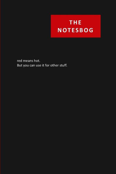 Notesbog - 6X9", Kariert, 190 Seiten, Red (German Edition)