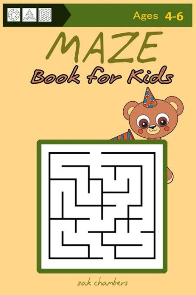 Maze Book For Kids Ages 4-6 - 9781543285253