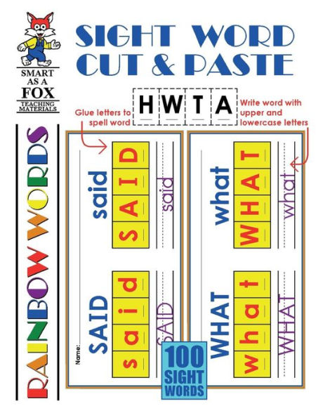 Sight Word Cut & Paste