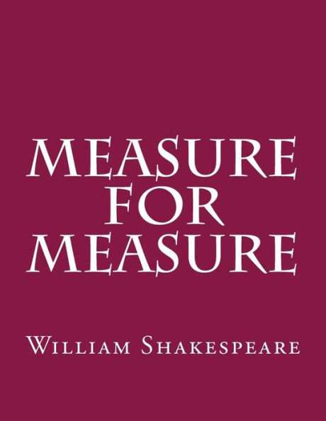 Measure For Measure - 9781544158907