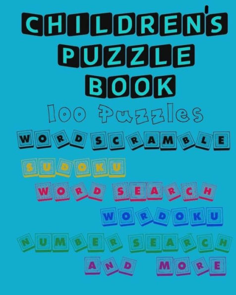 Children's Puzzle Book: 100 Puzzles