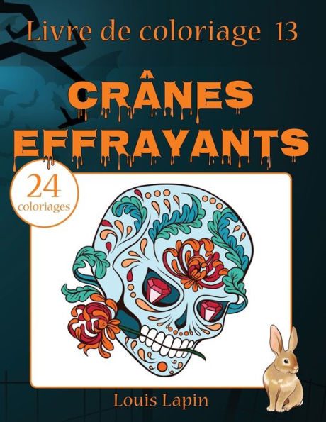 Livre De Coloriage CrAnes Effrayants: 24 Coloriages (French Edition)