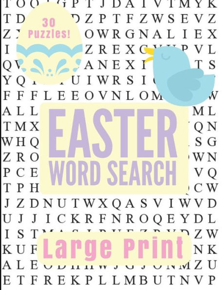 Easter Large Print Word Search