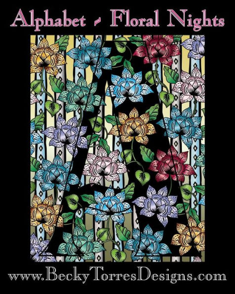Alphabet 3 - Floral Nights