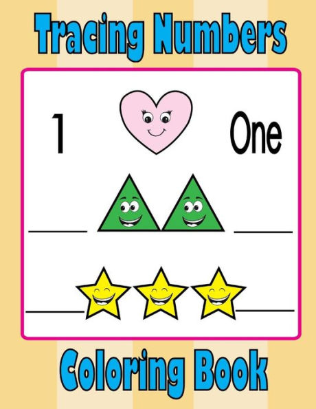 Tracing Numbers: Numbers Tracing Workbook For 3-5 Year Old (Coloring Book)