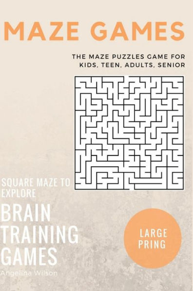 Maze Games: The Maze Puzzles Game For Kids, Teen, Adults, Senior, Brain Training Games, Square Maze To Explore
